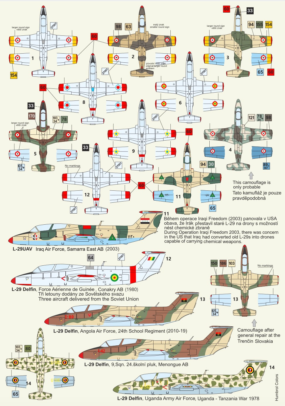 DP Casper. DPC48036 1:48 Aero L-29 Delfin 'Maya' In the War