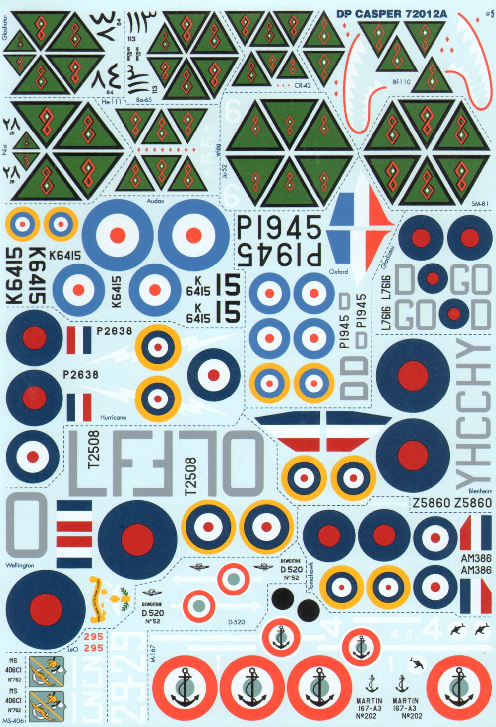 DP Casper. 72012 1:72 Rebellion In Iraq and Exporter May-June 1941.
