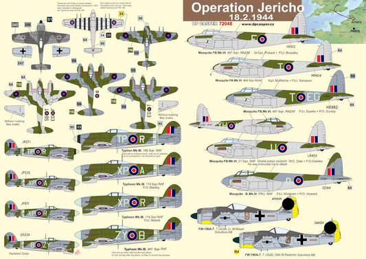 DP Casper 72048 1:72 Forgotten Operations; Operation Jericho 18-2-1944