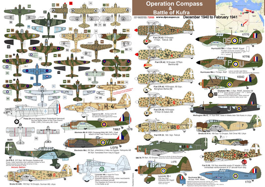 DP Casper 72050 1:72 Forgotten Operations; Operation Compass and Battle Of Kufra