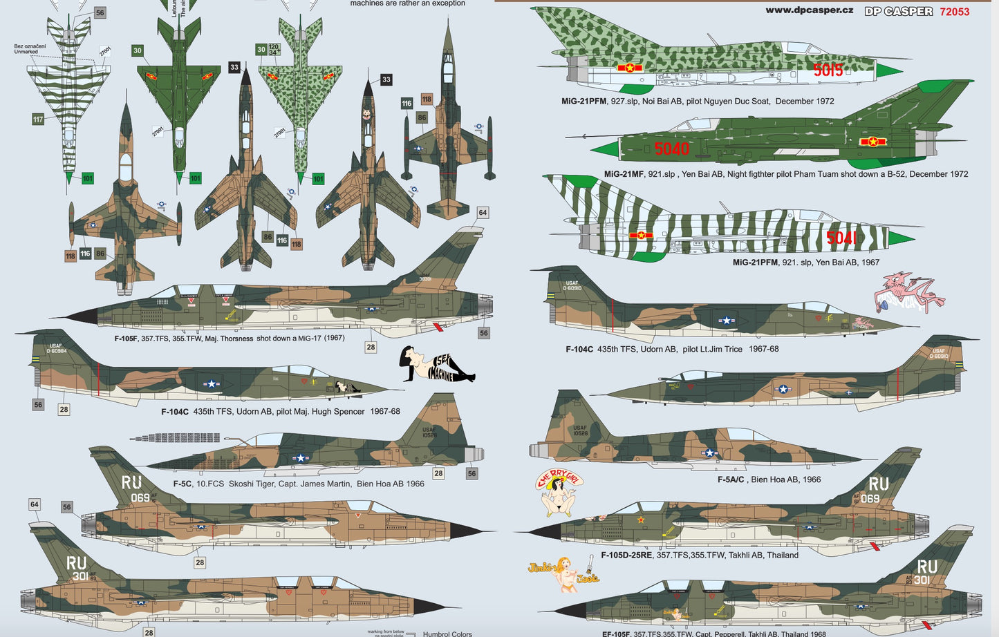 DP Casper 72053 1:72 Camouflage over Vietnam