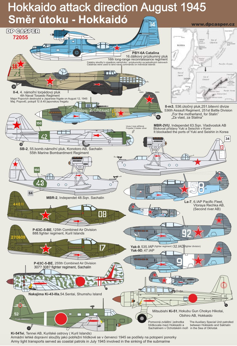 DP Casper 72055 1:72 Hokkaido Attack Direction - August 1945