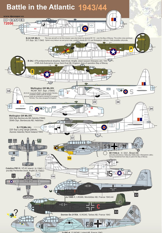 DP Casper 72056 1:72 Battle Of The Atlantic 1943-1944