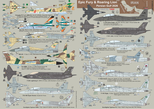 DP Casper. DPC72069 1:72 Epic Fury and Roaring Lion Persian Gulf 2026