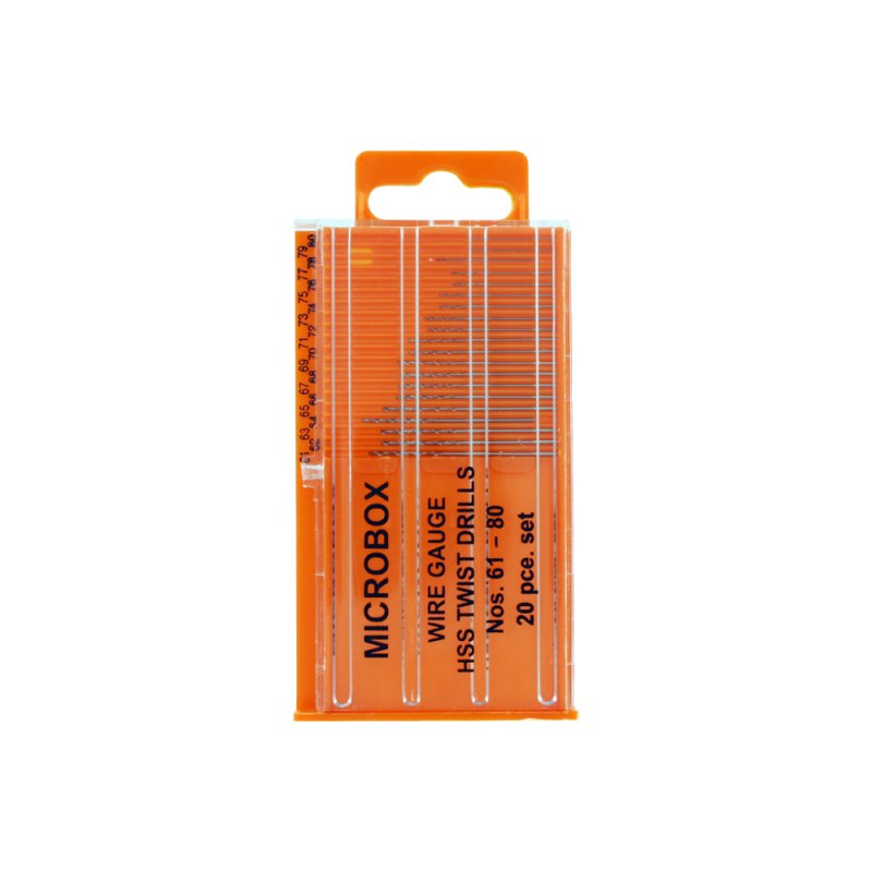 Shesto DR4001  20 x Minidrill bits 0.3mm-1.6