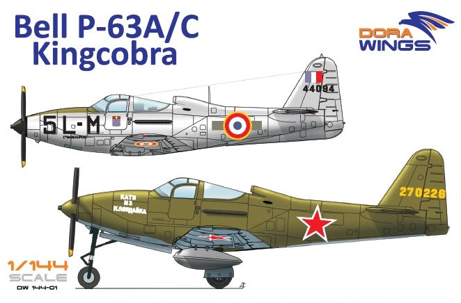 Dora Wings 144-01 1:144 Bell P-39A/C Kingcobra