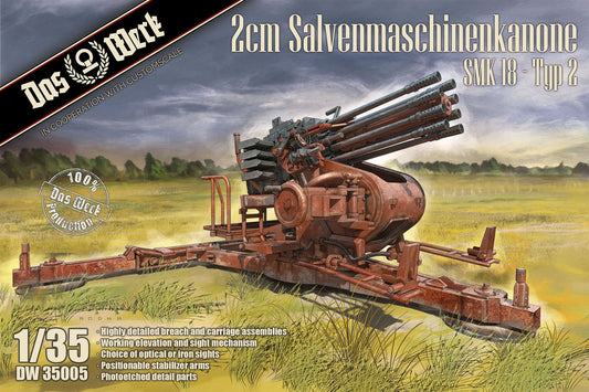 Das Werk DW35005 1:35 2cm Salvenmaschinenkanone SMK 18 - Typ 2