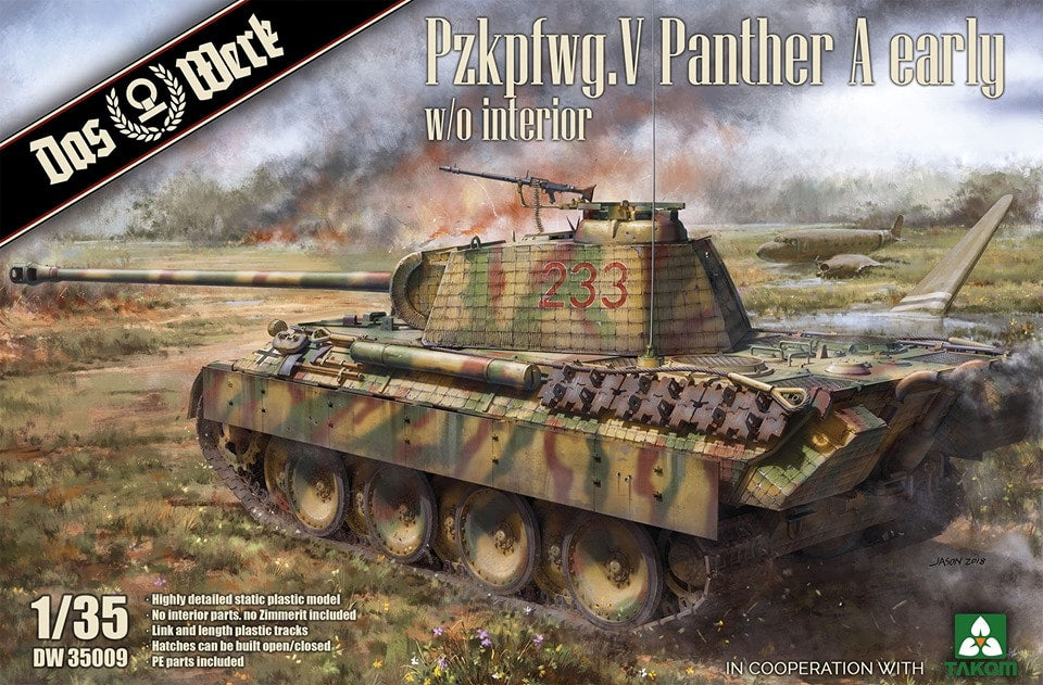 Das Werk DW35009 1:35 Pzkpfwg.V Panther A Early without Interior