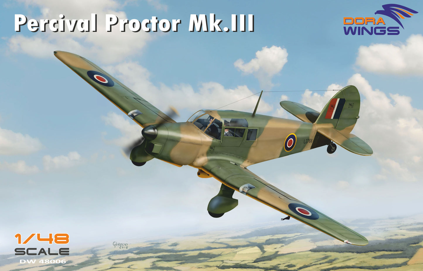 Dora Wings 48006 1:48 Percival Proctor Mk.III