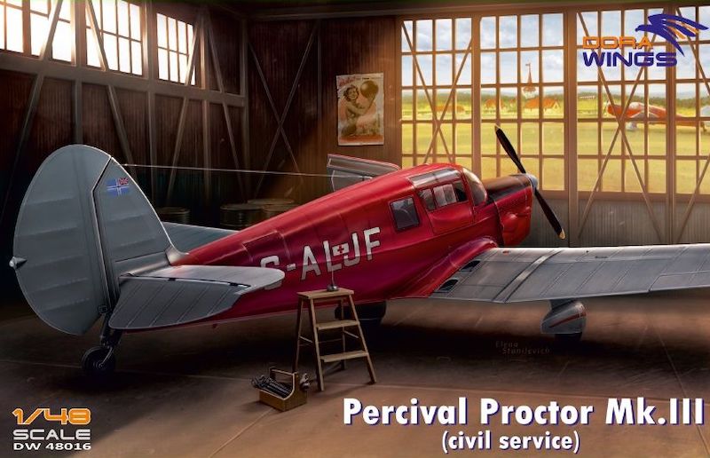 Dora Wings 48016 1:48 Percival Proctor Mk.III in Civil Service