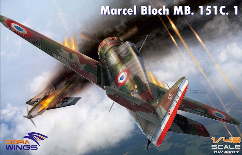 Dora Wings 48017 1:48 Marcel-Bloch MB.151Ð¡.1