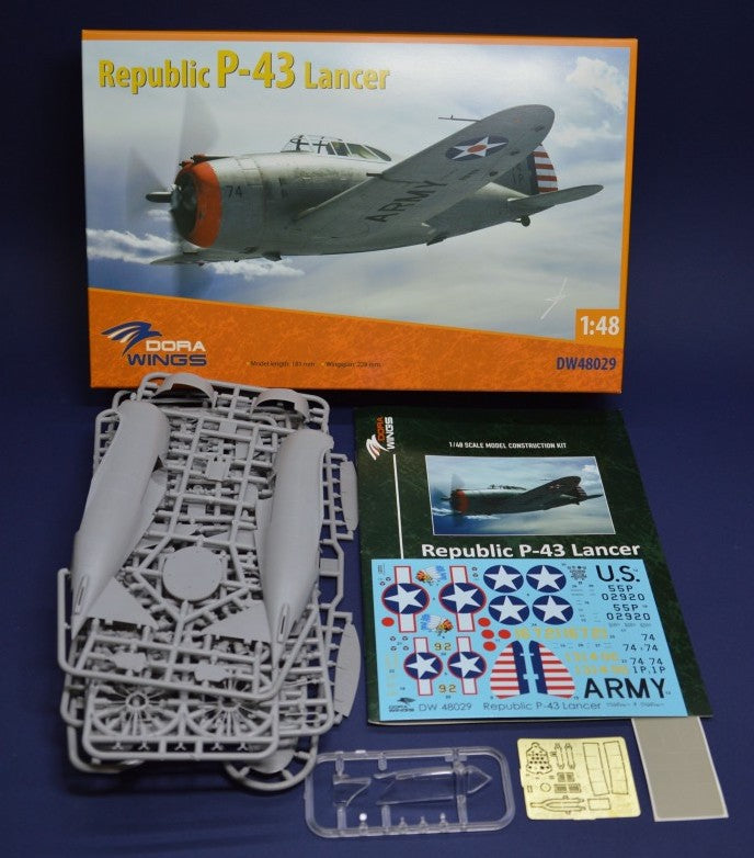 Dora Wings DW48029 1:48 Republic P-43A Lancer