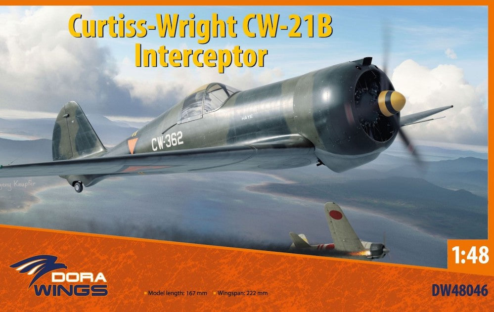 Dora Wings 48046 1:48 Curtiss-Wright CW-21B Interceptor