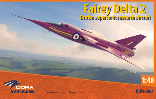Dora Wings DW48064 1:48 Fairy Delta 2 British Supersonic Aircraf