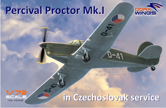 Dora Wings 72003 1:72 Percival Proctor Mk.I Czechoslovakia