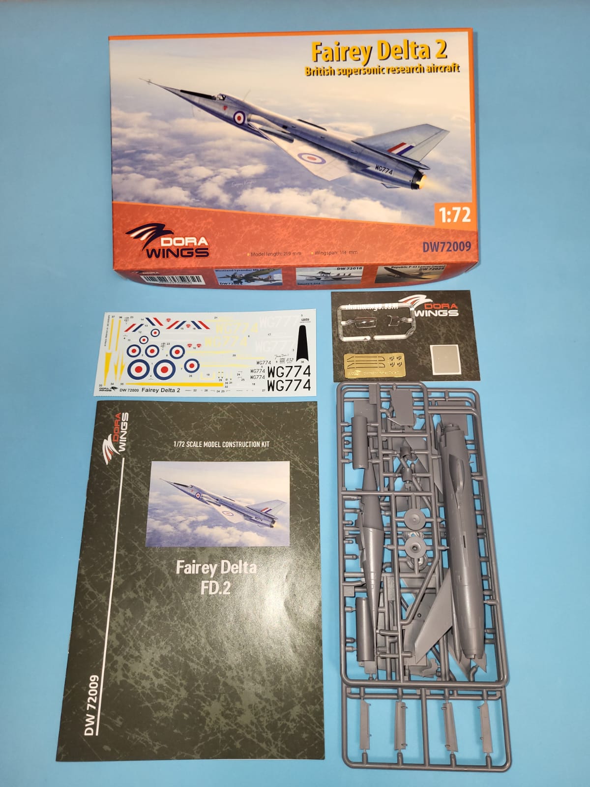 Dora Wings DW72009 1:72 Fairey Delta FD.2