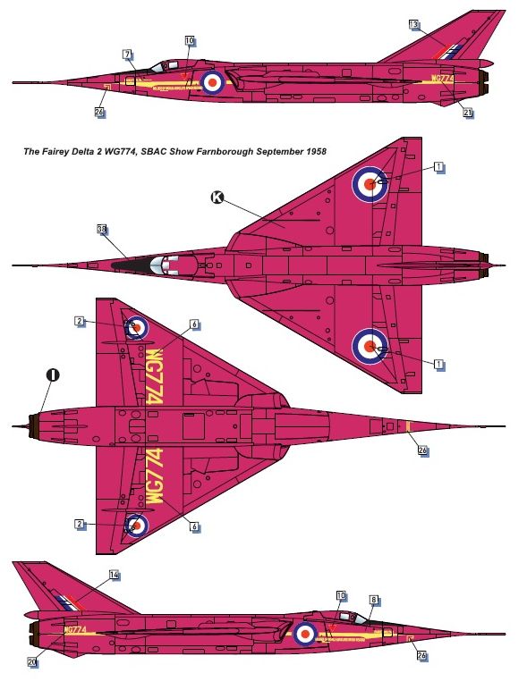 Dora Wings DW72009 1:72 Fairey Delta FD.2