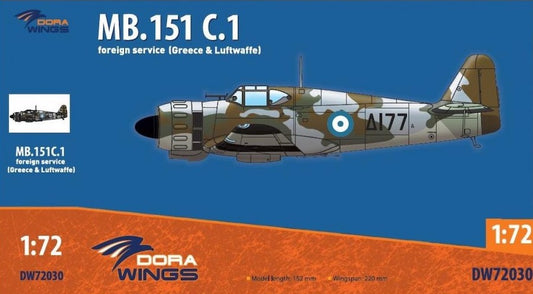 Dora Wings 72030 1:72 Marcel-Bloch MB.151C.1