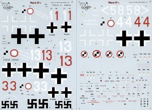 Eagle Cal 32014 1:32 Fw-190D-9 and Focke-Wulf Fw-190D-11 Doras of JV 44 the Galland Circus