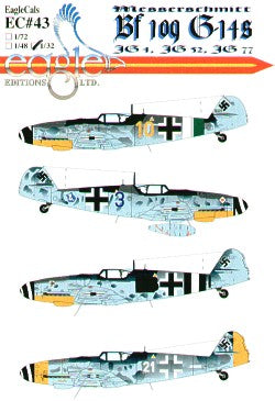 Eagle Cal 32043 1:32 Messerschmitt Bf-109G-14