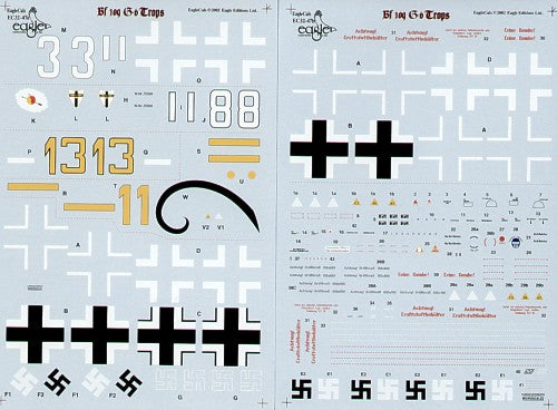 Eagle Cal 32047 1:32 Messerschmitt Bf-109G-6 Tropical Version