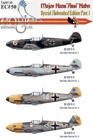 Eagle Cal 32050 1:32 Major Hans 'Assi' Hahn Part 1 Messerschmitt Bf-109E