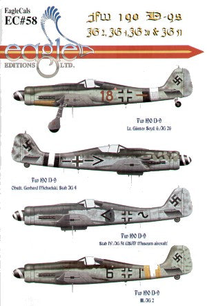 Eagle Cal 32058 1:32 Focke-Wulf Fw-190D-9