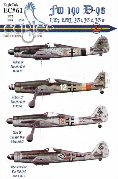 Eagle Cal 32061 1:32 Focke-Wulf Fw-190D-9