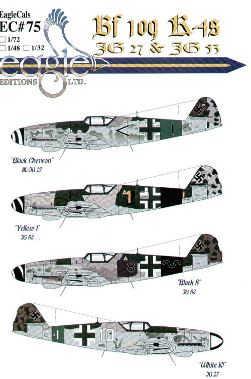 Eagle Cal 32075 1:32 Messerschmitt Bf-109K-4