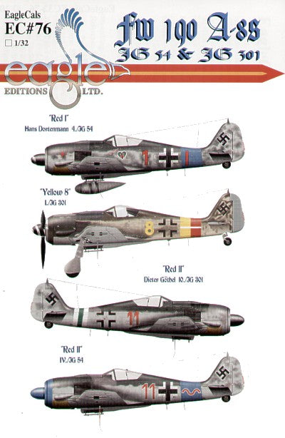 Eagle Cal 32076 1:32 Focke-Wulf Fw-190A