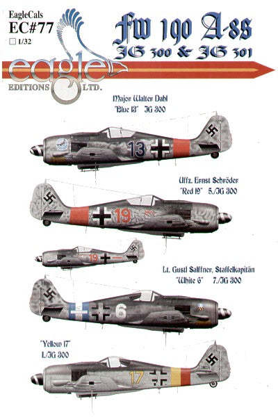 Eagle Cal 32077 1:32 Focke-Wulf Fw-190A