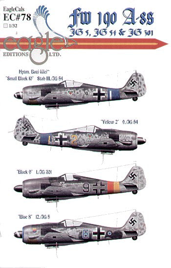 Eagle Cal 32078 1:32 Focke-Wulf Fw-190A-8