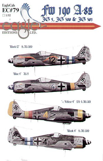 Eagle Cal 32079 1:32 Focke-Wulf Fw-190A-8