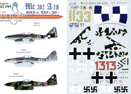 Eagle Cal 32095 1:32 Messerschmitt Me-262A-1