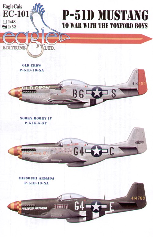 Eagle Cal 32101 1:32 North-American P-51D Mustang 357th FG Pt 1