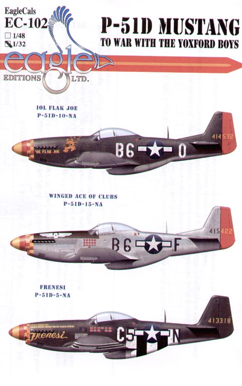 Eagle Cal 32102 1:32 North-American P-51D Mustang 357th FG Part 2