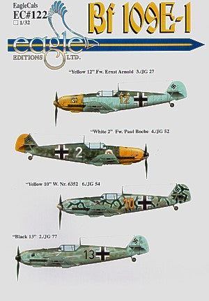 Eagle Cal 32122 1:32 Messerschmitt Bf-109E-1 Part 3