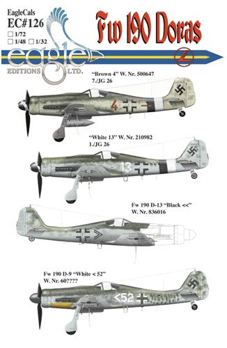 Eagle Cal 32126 1:32 Focke-Wulf Fw-190D-9