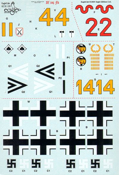 Eagle Cal 32131 1:32 Messerschmitt Bf-109F-4