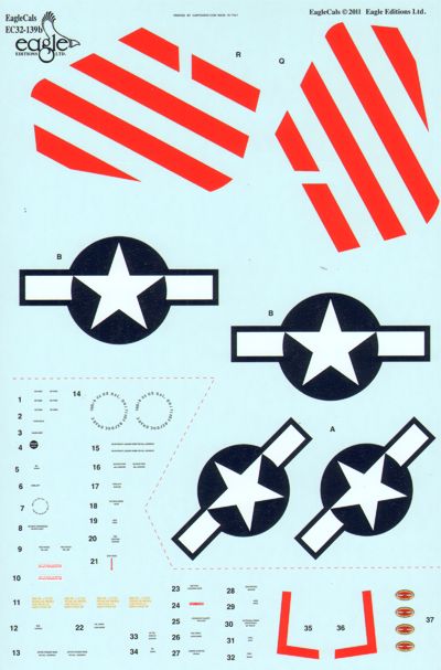 Eagle Cal 32139 1:32 North-American P-51D Mustang Part 1