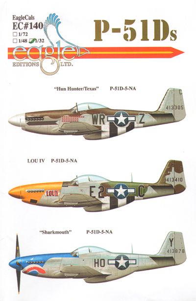 Eagle Cal 32140 1:32 North-American P-51D Mustang Part 2