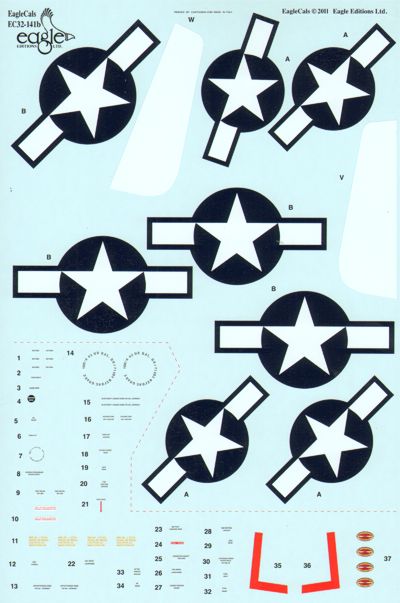 Eagle Cal 32141 1:32 North-American P-51D Mustang Part 3