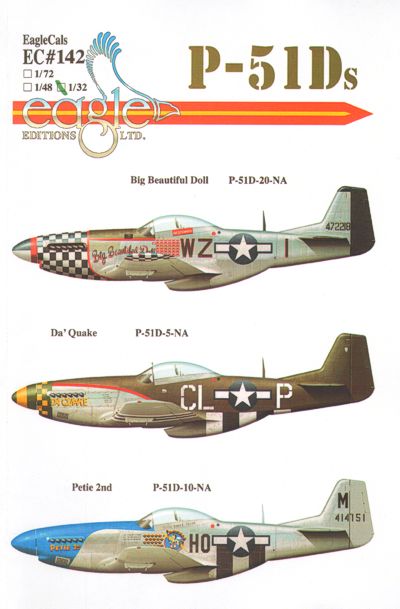 Eagle Cal 32142 1:32 North-American P-51D Mustang Part 4