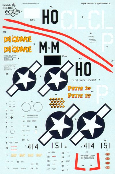 Eagle Cal 32142 1:32 North-American P-51D Mustang Part 4