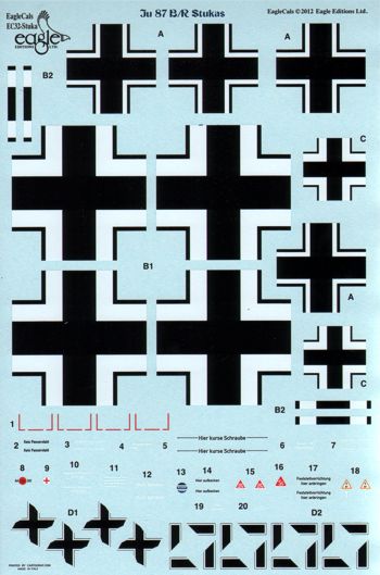 Eagle Cal 32144 1:32 Junkers Ju-87B/Ju-87R 'Stuka'