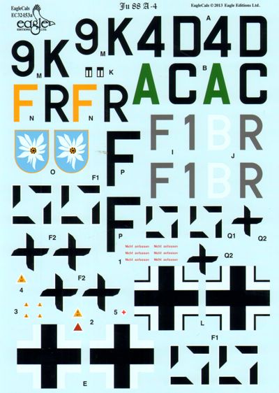 Eagle Cal 32153 1:32 Junkers Ju-88A-4