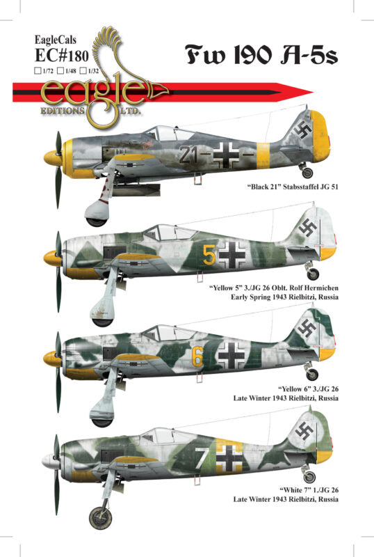 Eagle Cal 32180 1:32 Focke-Wulf Fw-190A-5