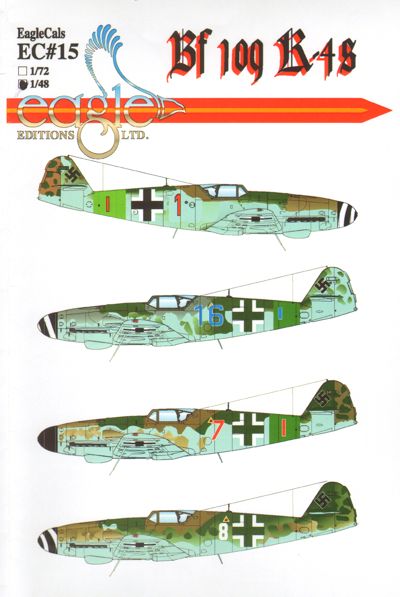 Eagle Cal 48015 1:48 Messerschmitt Bf-109K-4