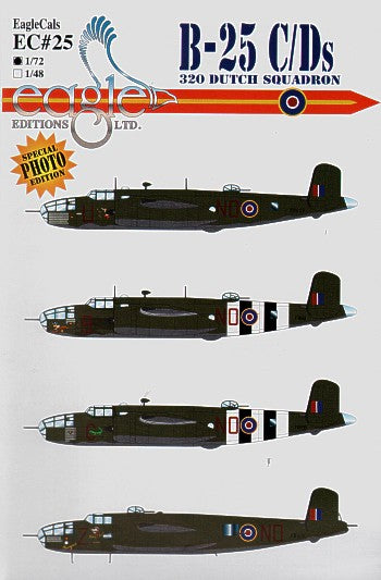 Eagle Cal 48025 1:48 North-American B-25C/J