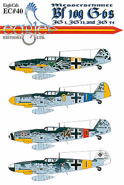 Eagle Cal 48040 1:48 Messerschmitt Bf-109G-6